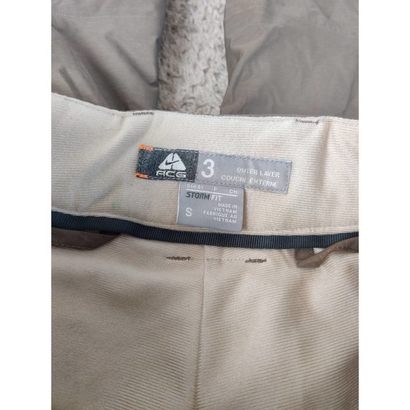 (V) Nike ACG Ski Pants Trousers Adult Women's STORMFIT SMALL Brown SnowBoarding - Picture 10 of 12